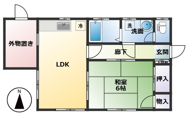 【間取り】 | 富津市上飯野中古戸建
