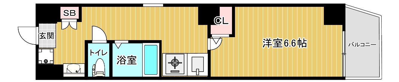 エフエルレジデンス心斎首府の間取り