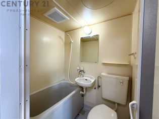 コンパクトで使いやすいお風呂です