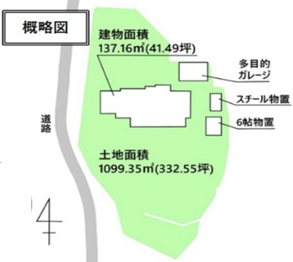 【区画図】 | 比企郡小川町大字角山　中古戸建