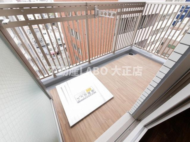 スプランディッド難波元町DUEのバルコニー