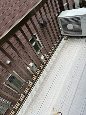 エスポワール出来島のバルコニー