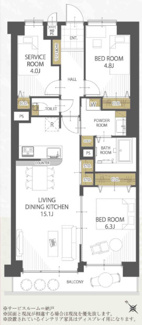 【間取り】 | ライオンズマンション津田沼第２