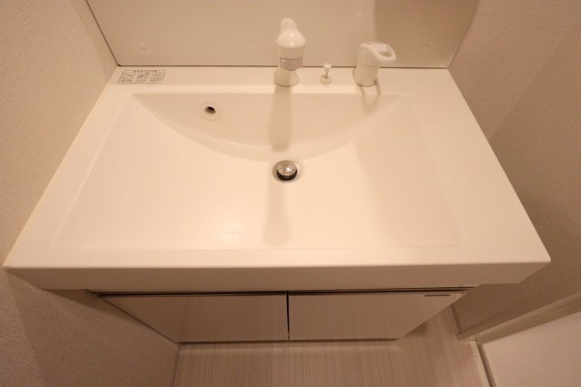 クレストコート靭公園の独立洗面台