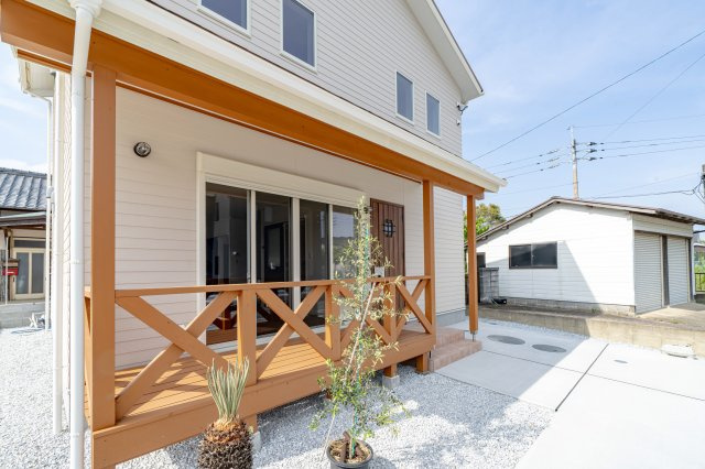 志摩井田原　中古戸建のその他|ウッドデッキ