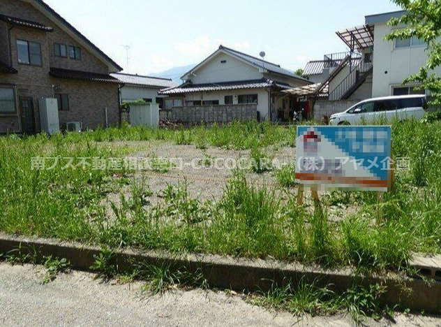 南アルプス市西野75.6坪土地の外観