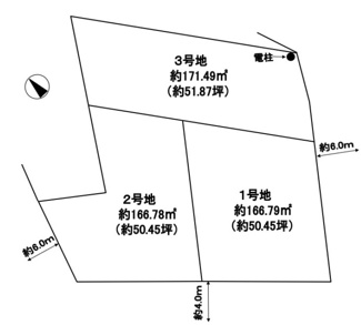 【土地図】 | 野洲市野洲　3号地　売土地