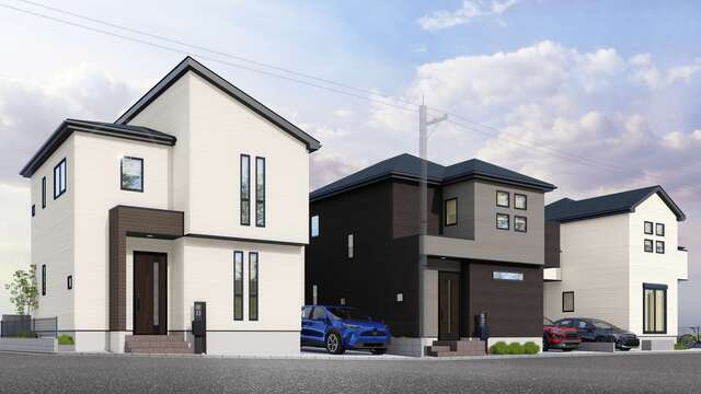 和光市南1丁目　3方道路×大型省エネ邸宅　全5棟