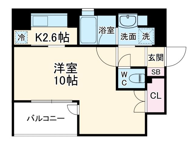 【間取り】 | リーガル西天満Ⅲ