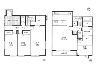 【間取り】 | 霞ヶ丘　B号地　