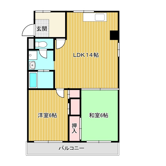 グリーンハイツ東山の間取り