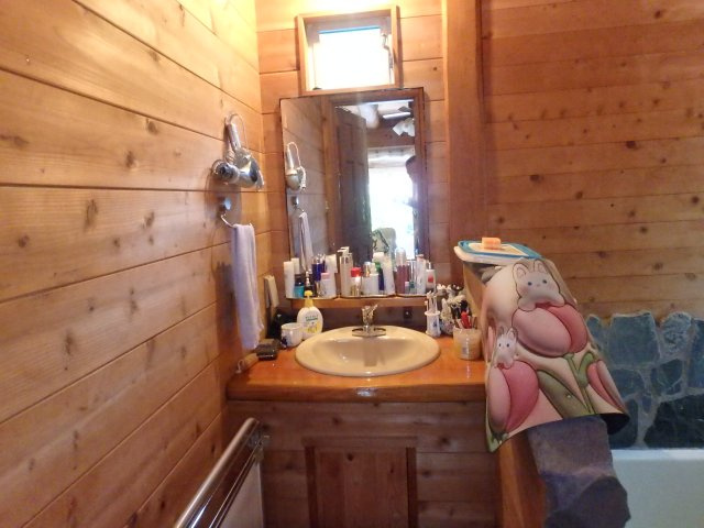 S1720H　吉佐美ログハウスの独立洗面台