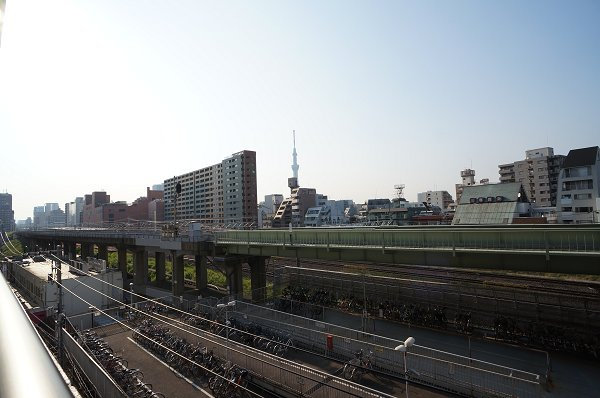 エスティメゾン亀戸の展望|西方向には東京スカイツリー♪