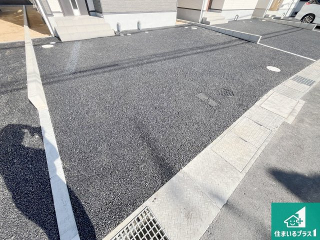 姫路市西庄　第6期　新築一戸建ての駐車場|駐車スペース！散水栓があるので、こまめに愛車を洗えます！