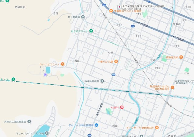 姫路市西庄　第6期　新築一戸建ての地図