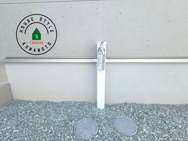 宇城市小川町北新田第6-2棟（2号棟）のバルコニー|将来的にウッドデッキなど施工して、素敵なバルコニースペースを活用できます。