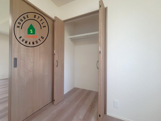 宇城市小川町北新田第6-2棟（2号棟）の収納|収納には困りません。