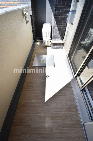 ミラージュパレス玉造デフィのバルコニー