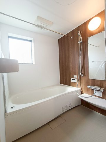 八潮市　古新田　新築戸建　　全1棟の浴室|お風呂で日々の疲れを落としましょう