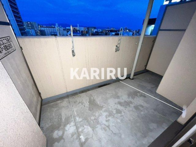 エス・キュート城東中央のバルコニー