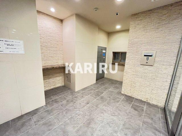 エス・キュート城東中央のエントランス