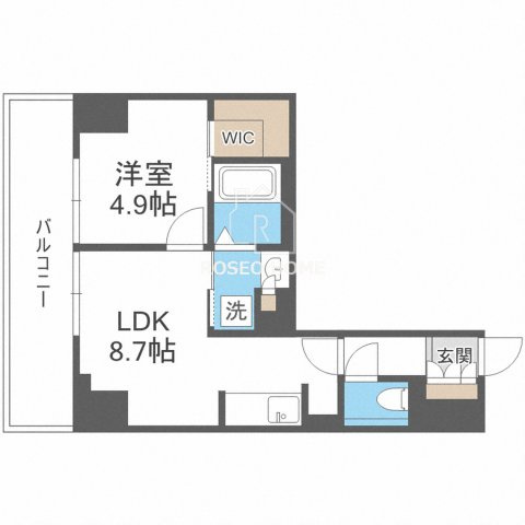 ジオエント新町の間取り