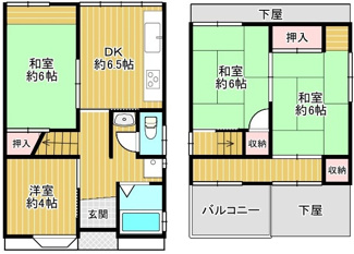 【間取り】 | 新池島町2丁目　中古戸建