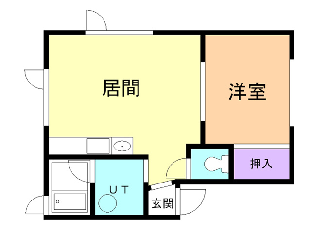 ポプラ若草の間取り