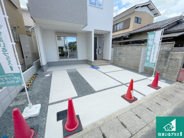 京都市伏見区桃山与五郎町　第3期　新築一戸建ての駐車場|駐車スペース！散水栓があるので、こまめに愛車を洗えます！