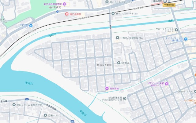 京都市伏見区桃山与五郎町　第3期　新築一戸建ての地図