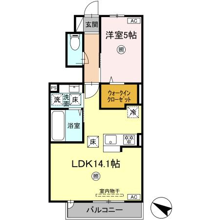 TORISIA VT (トリシアブイティー)の間取り