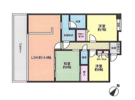 【間取り】 | グランド・ルー博多南ガーデネッセ