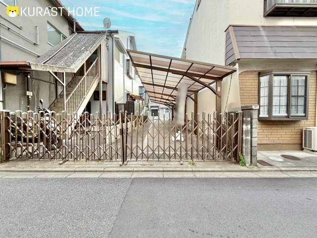 京都市南区八条源町　建築条件なし土地の外観