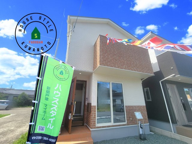 宇城市松橋町両仲間第4-5棟（3号棟）の外観|デザイン性のある外観です。