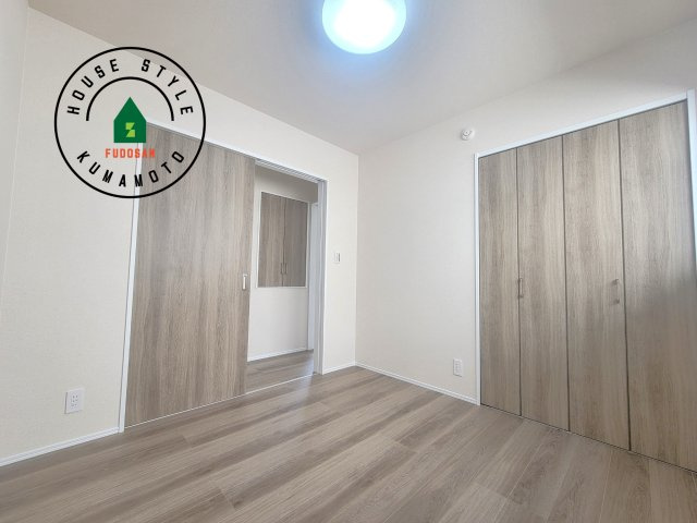 宇城市松橋町両仲間第4-5棟（3号棟）の和室|将来的に、琉球畳を引きまして和室風にすることも可能です。