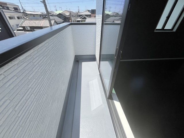 深井北町1期1棟のバルコニー