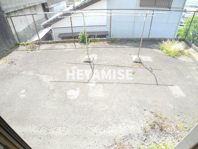 上小島ハイツのバルコニー|※類似間取りのお部屋の参考画像です※1Fは庭になります