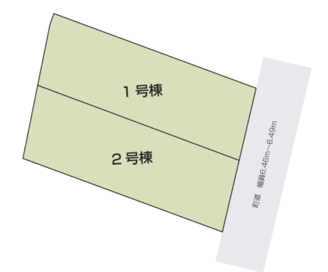 【区画図】 | 上里町忍保　いろどりアイタウン　新築戸建　全２区画　1号棟