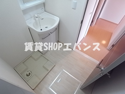 【洗面所】 | ソレーユ津田沼 | 広い洗面スペース