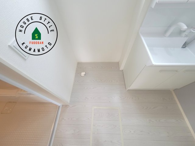 熊本市南区御幸西2丁目第3-2棟（2号棟）　のランドリースペース|ランドリースペースとなります。広々して有効的にご使用できます。 