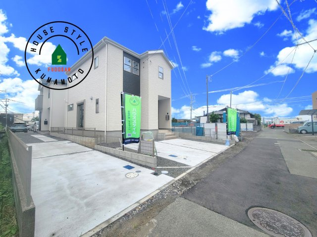 熊本市南区御幸西2丁目第3-2棟（2号棟）　の前面道路含む現地写真|見学の時間などお気軽にお問い合わせ下さい。