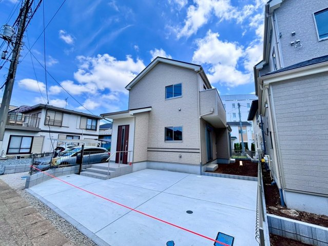 清水11番20　新築戸建　A号棟の外観|駐輪スペースも確保できます♪