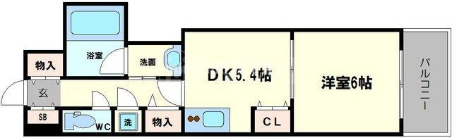 クリーデンス福島の間取り