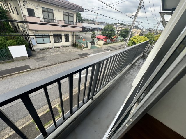 さつきが丘花島住宅のバルコニー