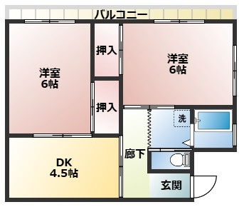 さつきが丘花島住宅の間取り