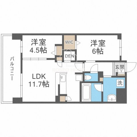Fujiman南森町の間取り