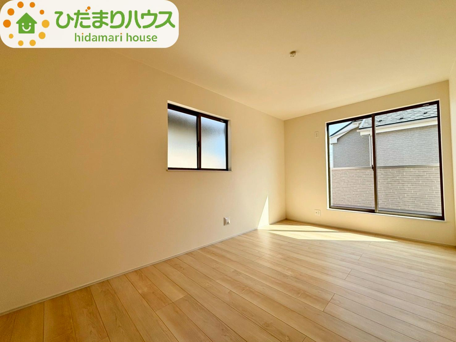 清水11番20　新築戸建　B号棟の寝室|２階主寝室は7.5帖あるのでダブルベットが置ける広さがあります！