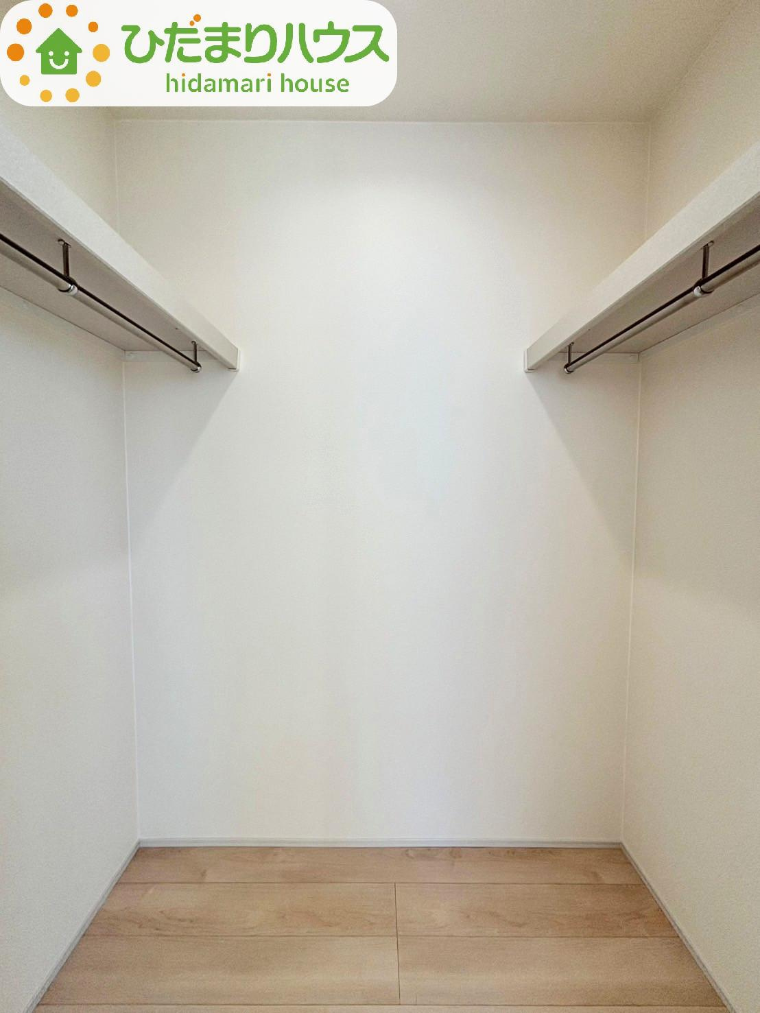 清水11番20　新築戸建　B号棟の収納|主寝室はウォークインクローゼット付き！たくさん収納できます！