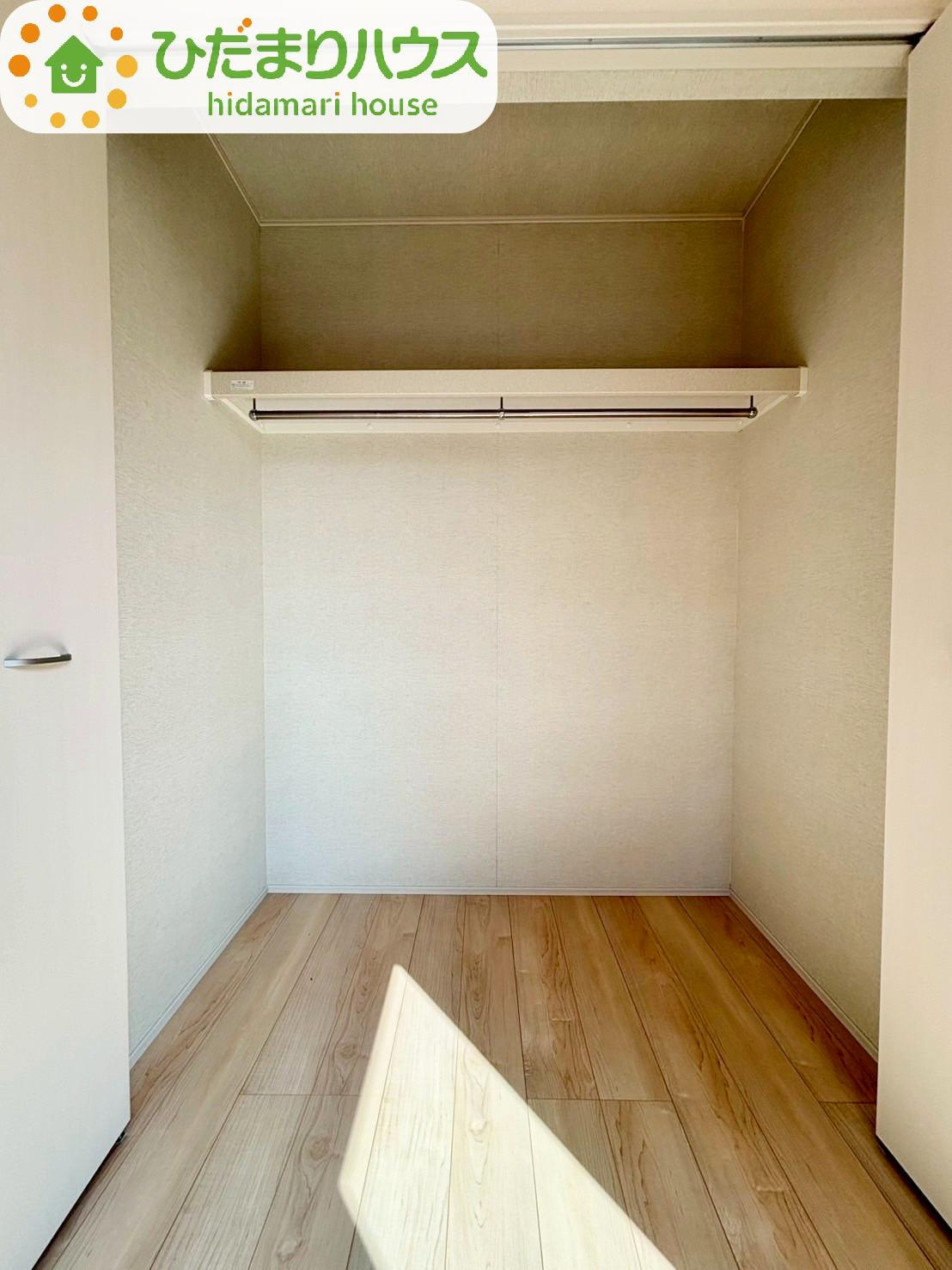 清水11番20　新築戸建　B号棟の収納|クローゼットも完備されております！