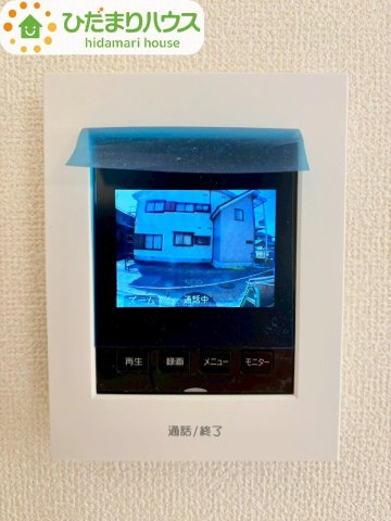清水11番20　新築戸建　B号棟のセキュリティ|来客の顔を確認できるので、防犯面で安心ですね！